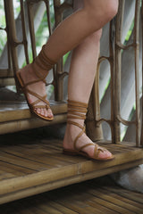 Athena Sandals - Tan