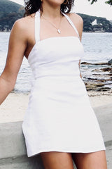 Naomi Mini Dress- White