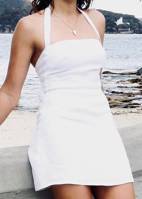 Naomi Mini Dress- White